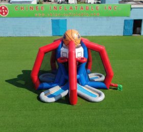 T11-7300 Commercial 4-Way Inflatable Basketball Shootout for Sports Events
