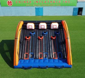 T11-7323 Commercial Triple Lane Inflatable Basketball Shootout