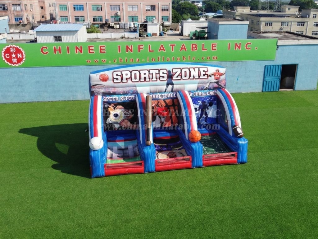 T11-7327 3-in-1 Inflatable Sports Zone