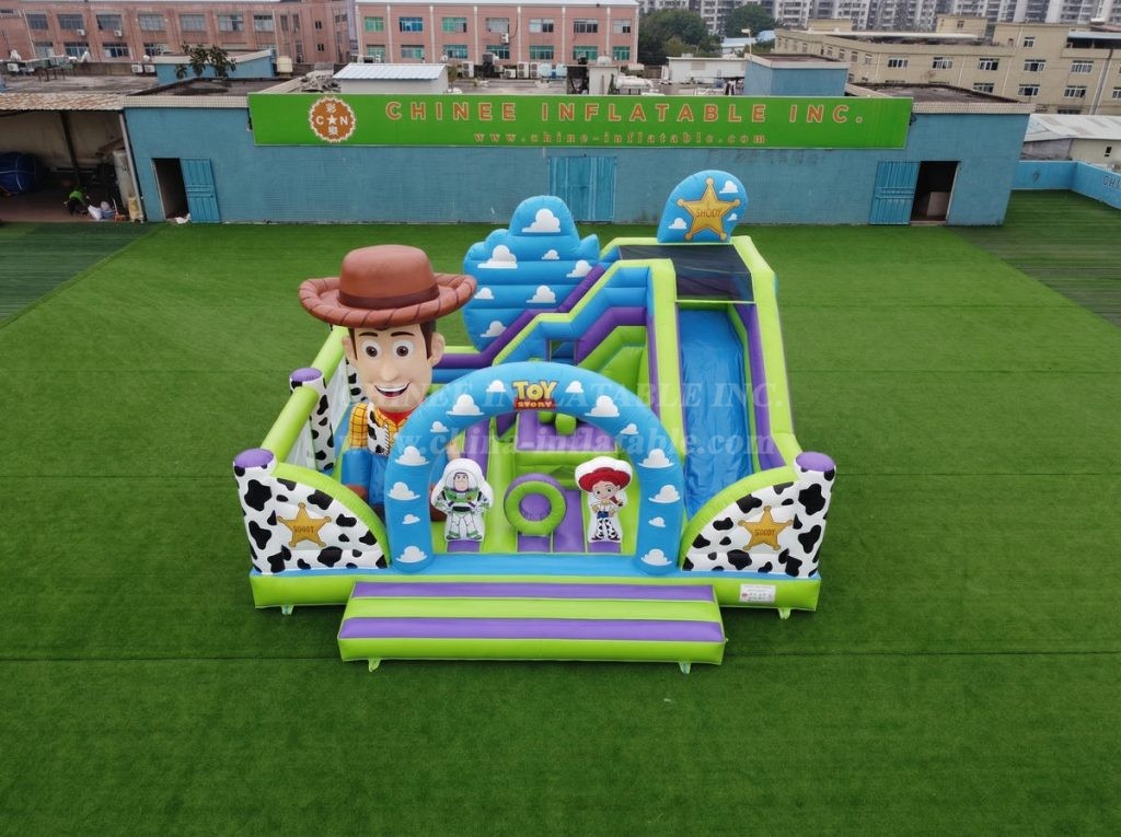 T2-8932 Toy Story Theme Bouncy Castle With Slide
