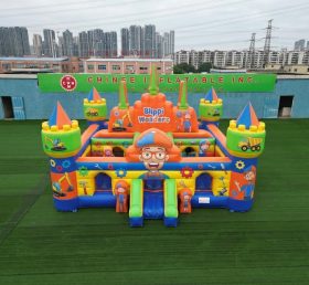 T5-3151 Blippi Wonders Theme Inflatable Castle