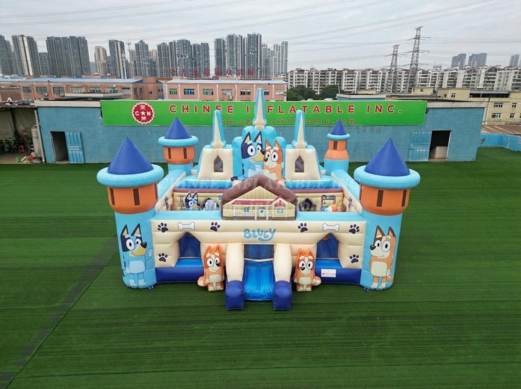 T5-3153 Bluey Theme Inflatable Castle