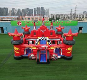 T5-3158 Cars Theme Inflatable Castle