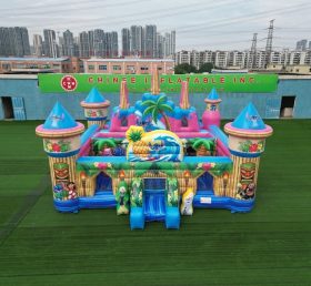 T5-3173 Lilo & Stitch Theme Inflatable Castle