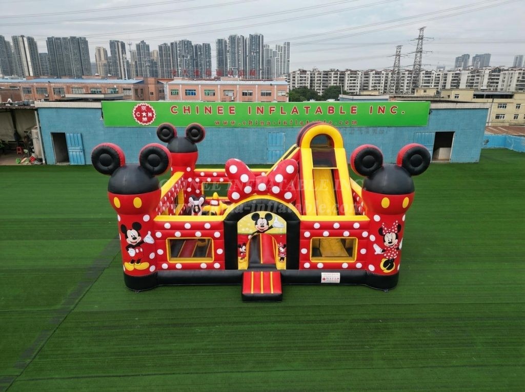 T5-3179 Mickey & Minnie Theme Inflatable Castle