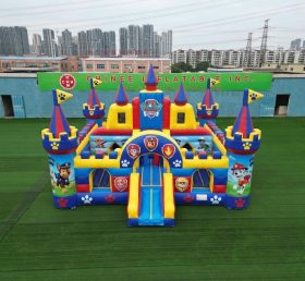 T5-3190 Paw Patrol Theme Inflatable Castle