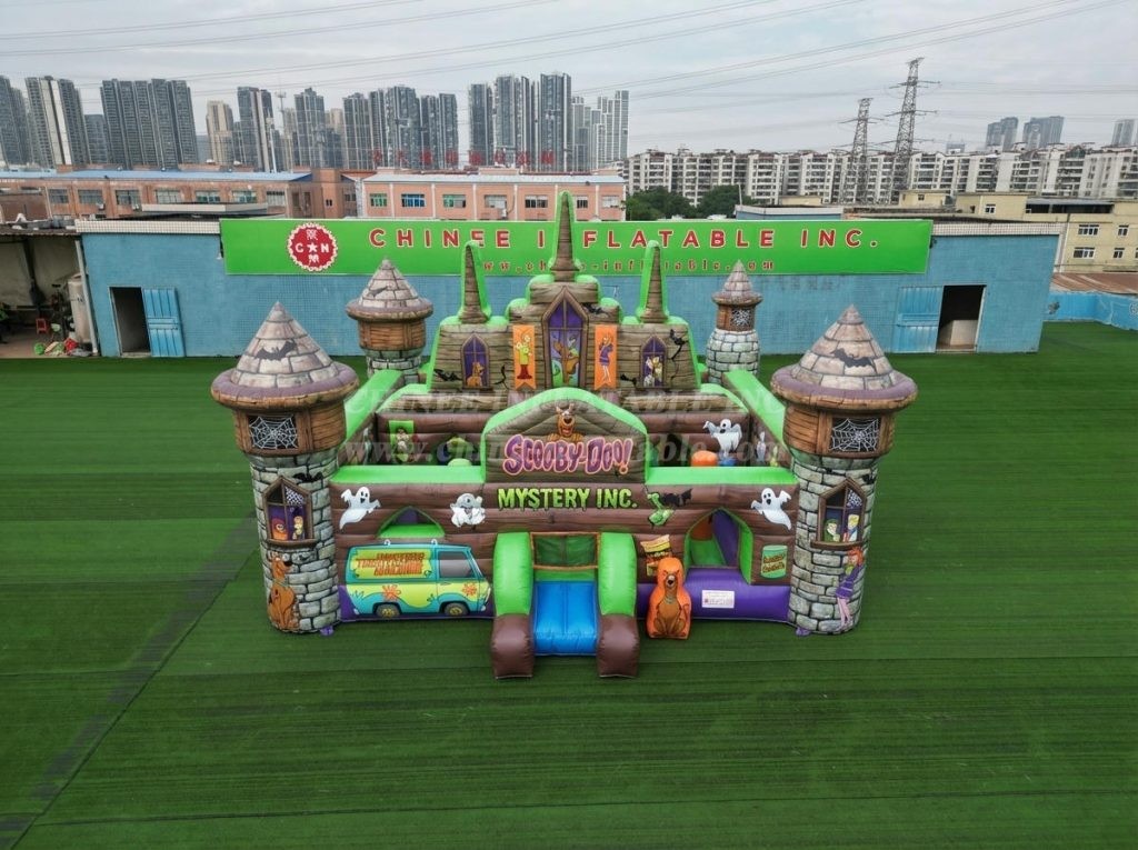 T5-3201 Scooby-Doo Theme Inflatable Castle