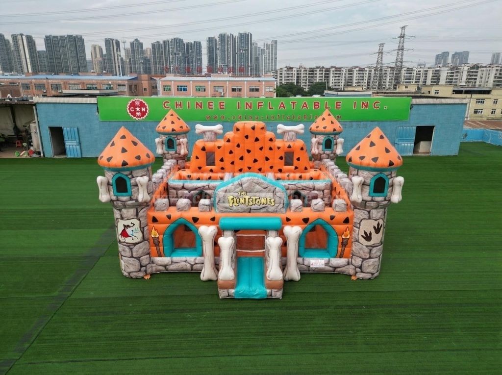 T5-3217 The Flintstones Theme Inflatable Castle