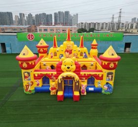 T5-3229 Winnie The Pooh Theme Inflatable Castle