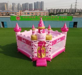 T5-3235 Barbie Theme Inflatable Castle