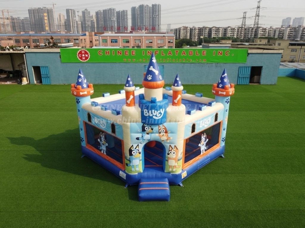 T5-3241 Bluey Theme Inflatable Castle