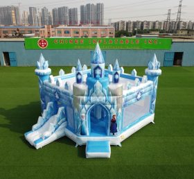 T5-3251 Frozen Theme Inflatable Castle