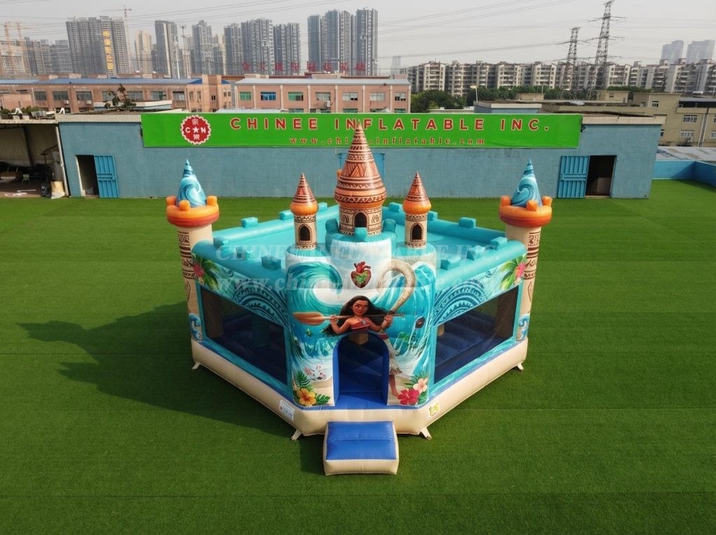 T5-3269 Moana Theme Inflatable Castle