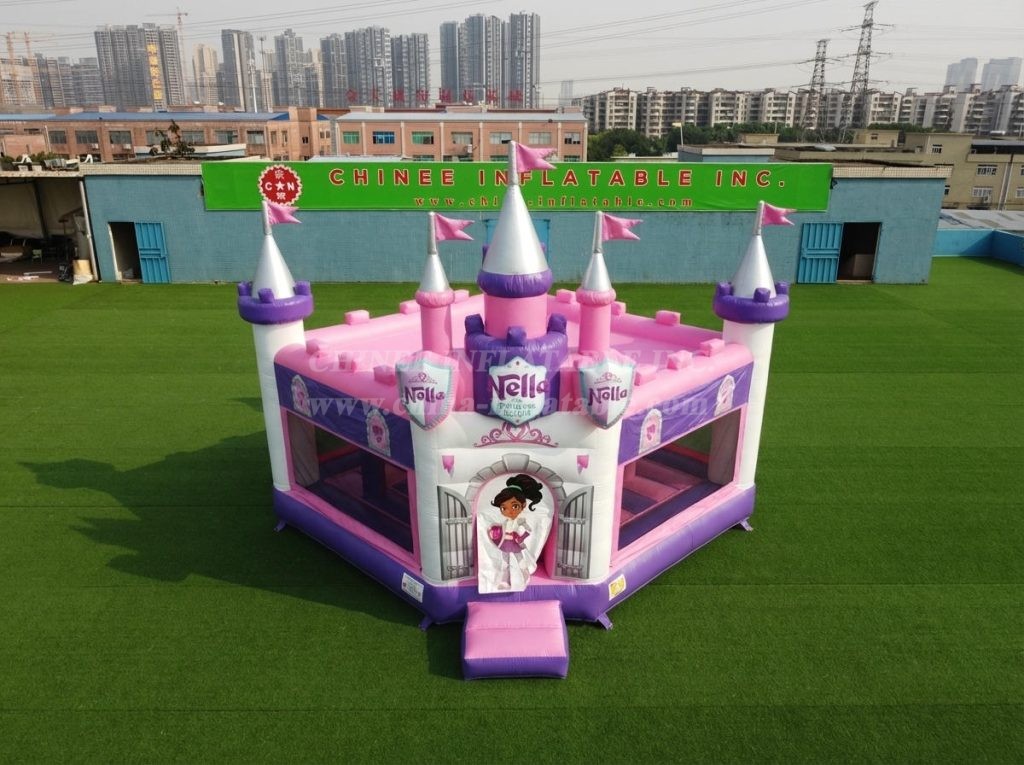 T5-3273 Nella Knight Theme Inflatable Castle