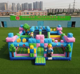 T5-3283 Roblox Theme Inflatable Castle