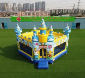 T5-3302 The Simpsons Theme Inflatable Castle