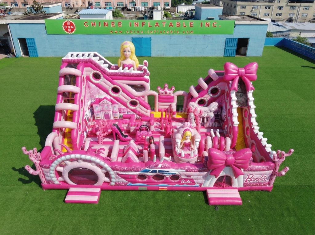 T6-6880 Barbie Theme Inflatable Amusement