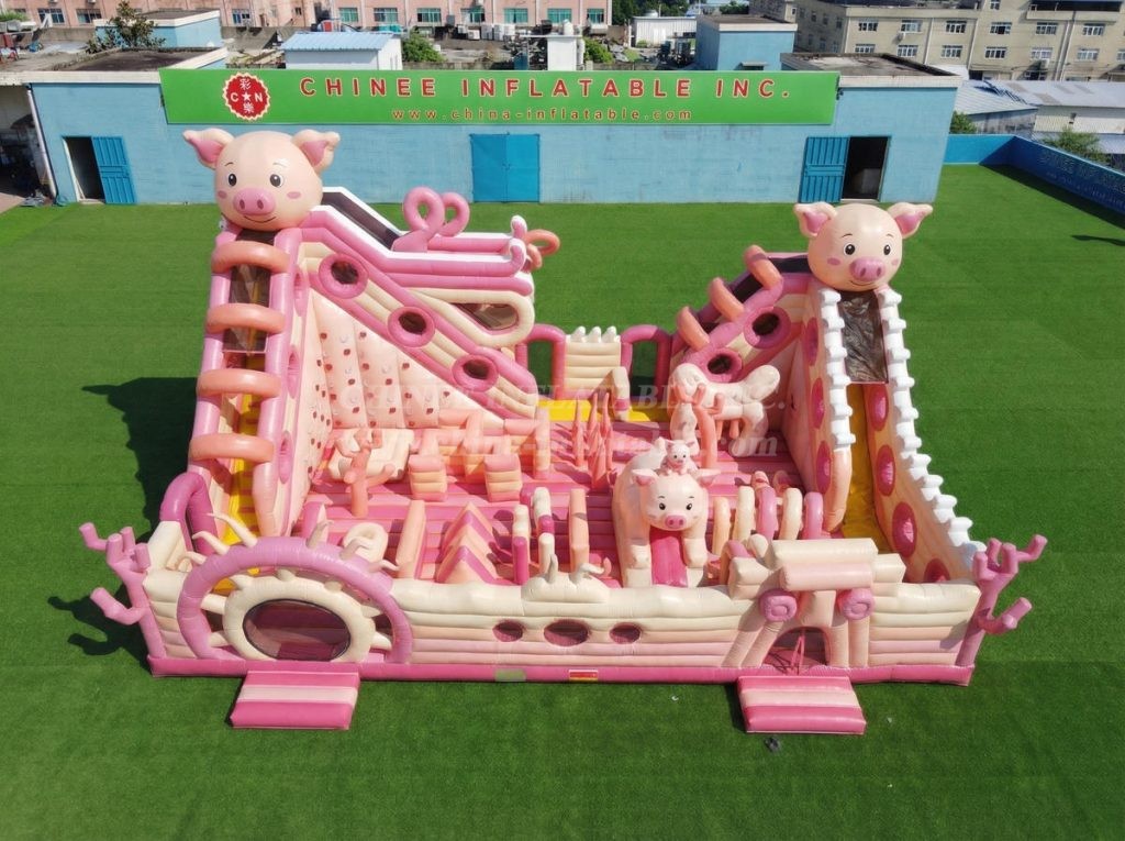 T6-6930 Pig Theme Inflatable Amusement