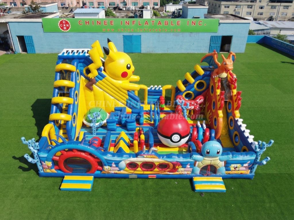 T6-6932 Pokemon Theme Inflatable Amusement