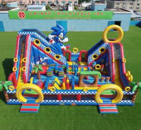 T6-6940 Sonic Theme Inflatable Amusement