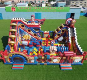 T6-6943 Superhero Theme Inflatable Amusement
