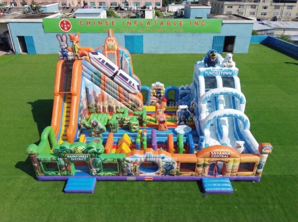 T6-6958 Zootopia Theme Inflatable Amusement
