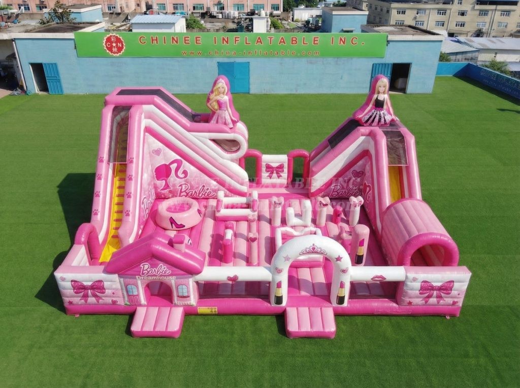 T6-6963 Barbie Theme Inflatable Amusement