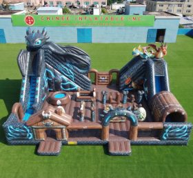 T6-6986 How To Train Your Dragon Theme Inflatable Amusement