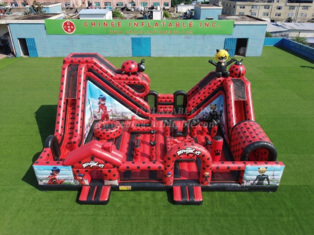 T6-6996 Miraculous Ladybug Theme Inflatable Amusement