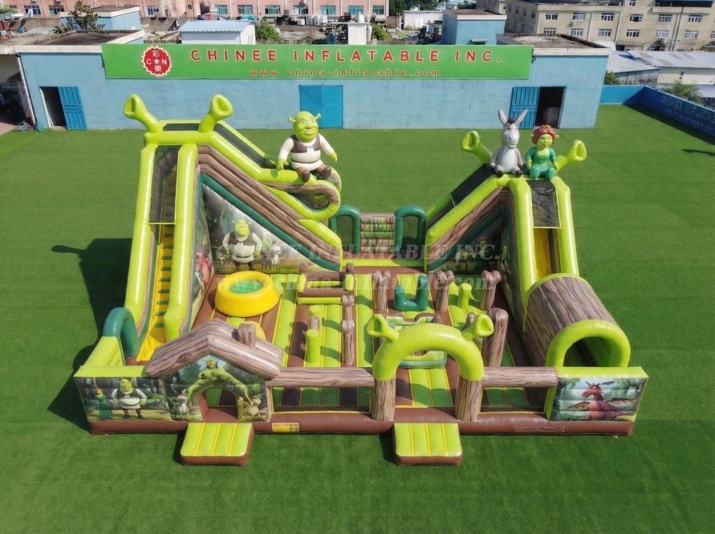 T6-7017 Shrek Theme Inflatable Amusement