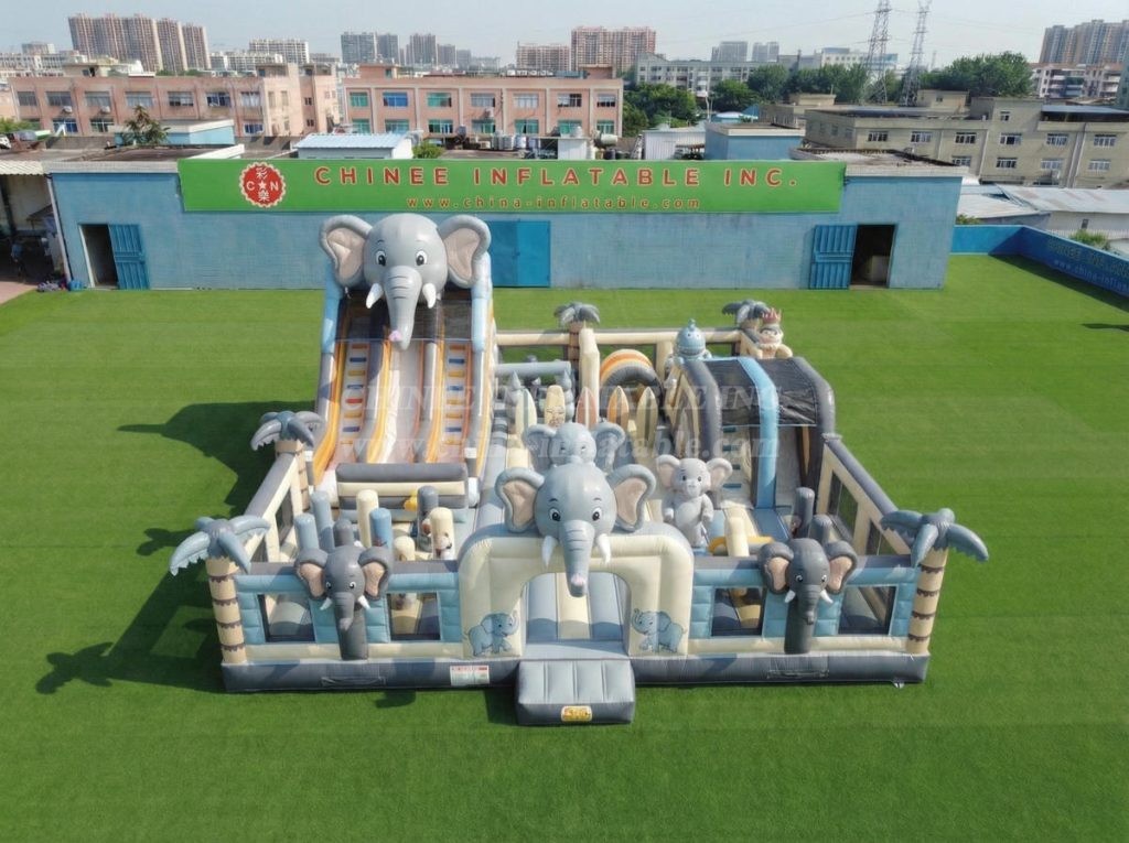 T6-7069 Elephant Theme Inflatable Amusement