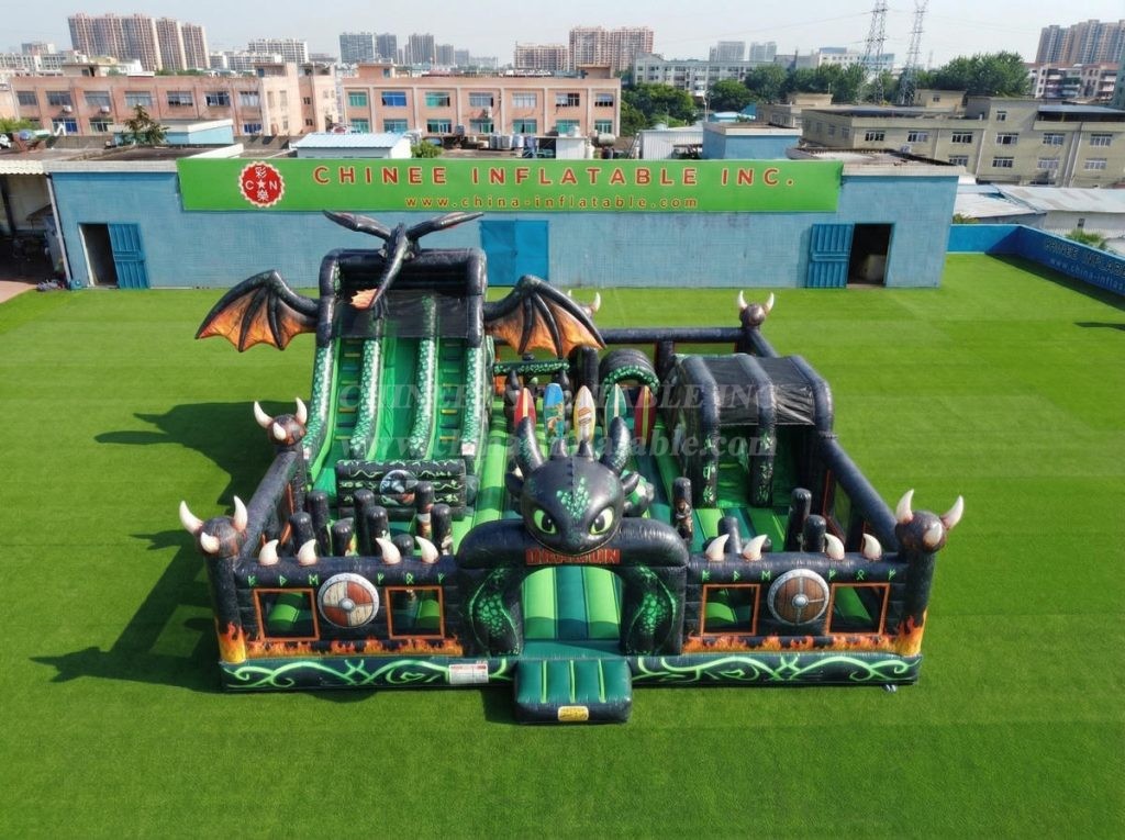 T6-7079 How To Train Your Dragon Theme Inflatable Amusement