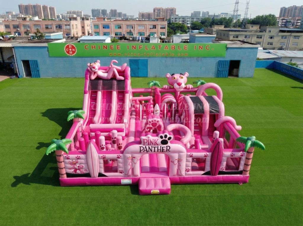 T6-7105 Pink Panther Theme Inflatable Amusement