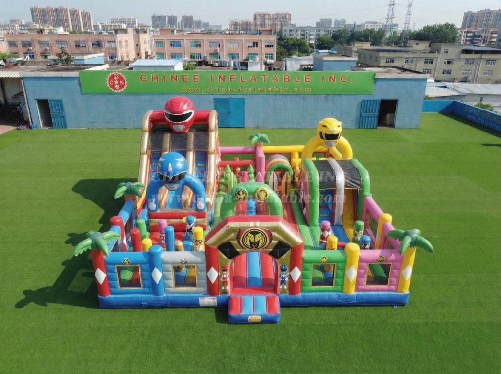 T6-7110 Power Rangers Theme Inflatable Amusement