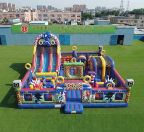T6-7121 Sonic Theme Inflatable Amusement