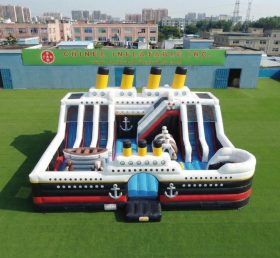 T6-7142 Titanic Theme Inflatable Amusement