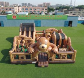 T6-7155 Bear Theme Inflatable Amusement