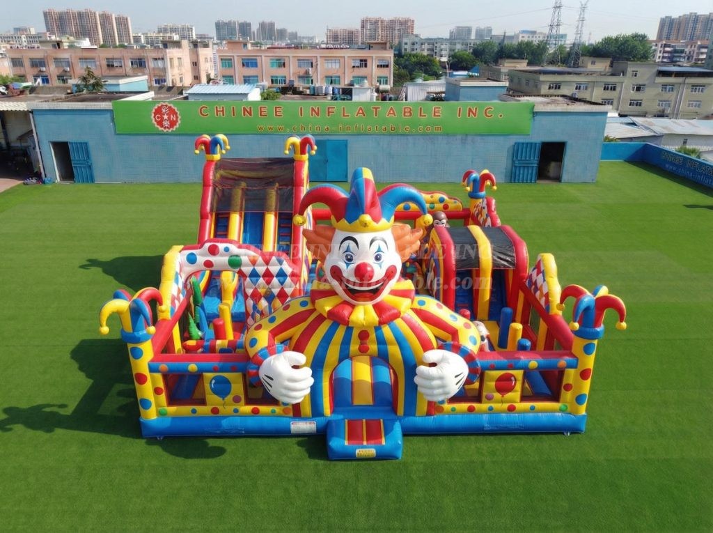 T6-7160 Clown Theme Inflatable Amusement
