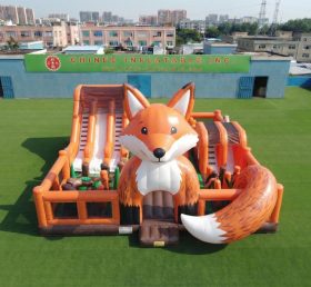 T6-7174 Fox Theme Inflatable Amusement