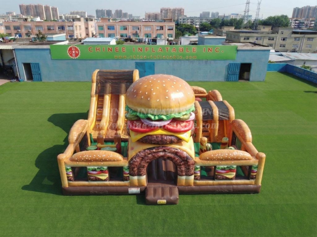 T6-7179 Hamburger Theme Inflatable Amusement