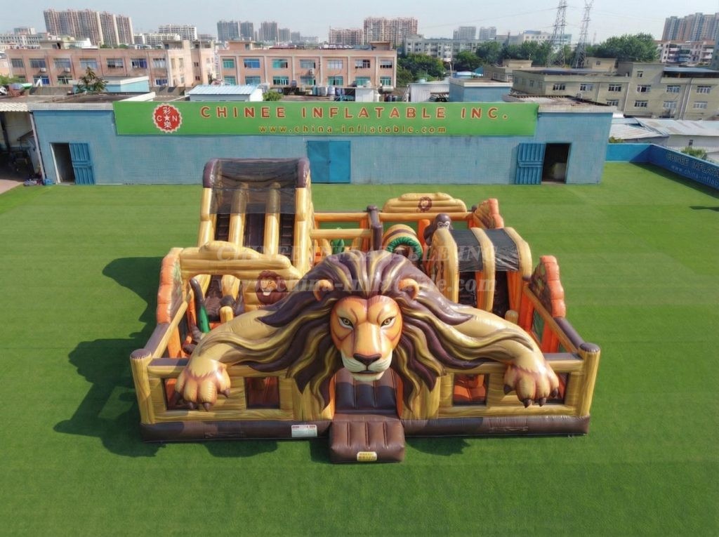 T6-7186 Lion Theme Inflatable Amusement
