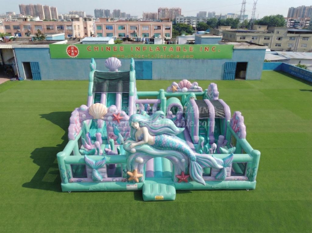 T6-7188 Mermaid Theme Inflatable Amusement