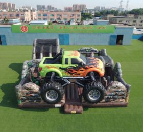 T6-7195 Monster Trucks Theme Inflatable Amusement