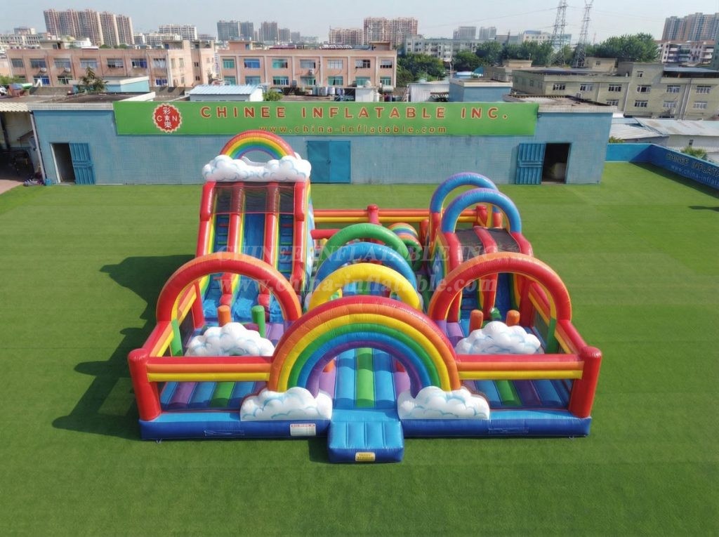 T6-7211 Rainbow Theme Inflatable Amusement