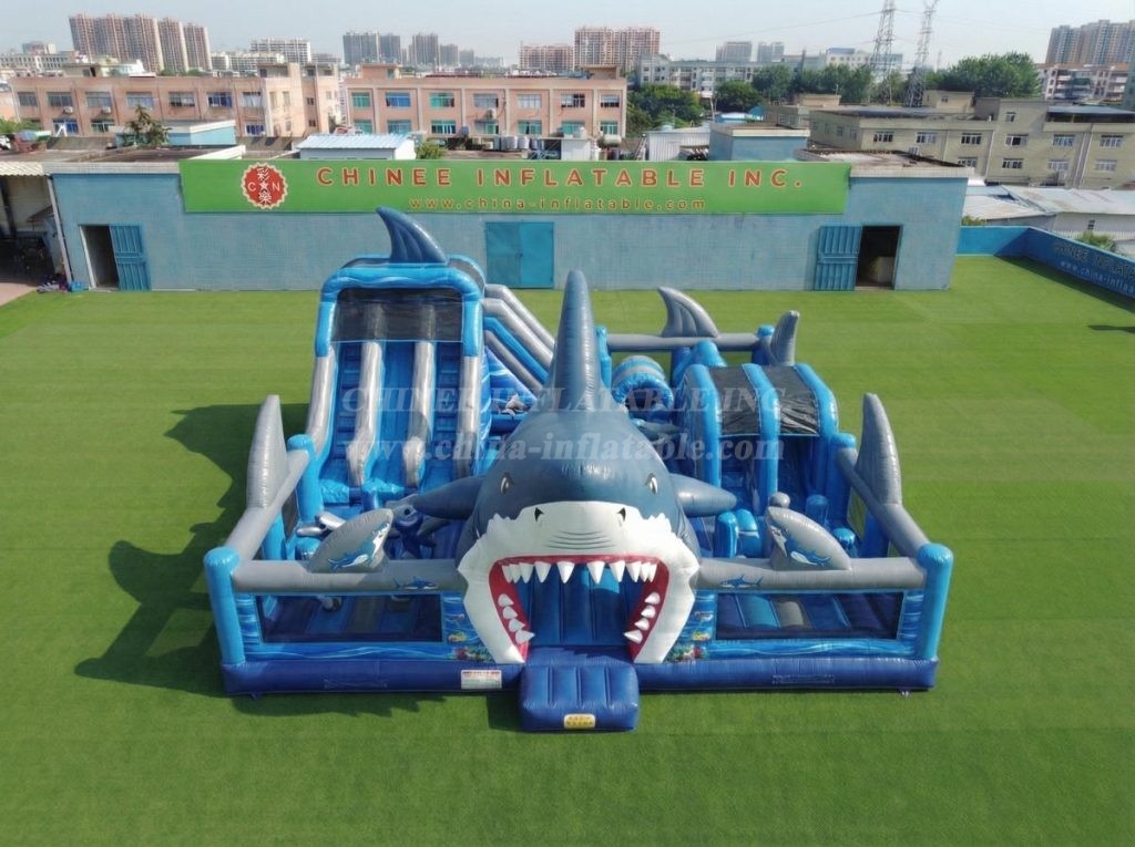T6-7215 Shark Theme Inflatable Amusement