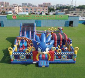T6-7217 Sonic Theme Inflatable Amusement