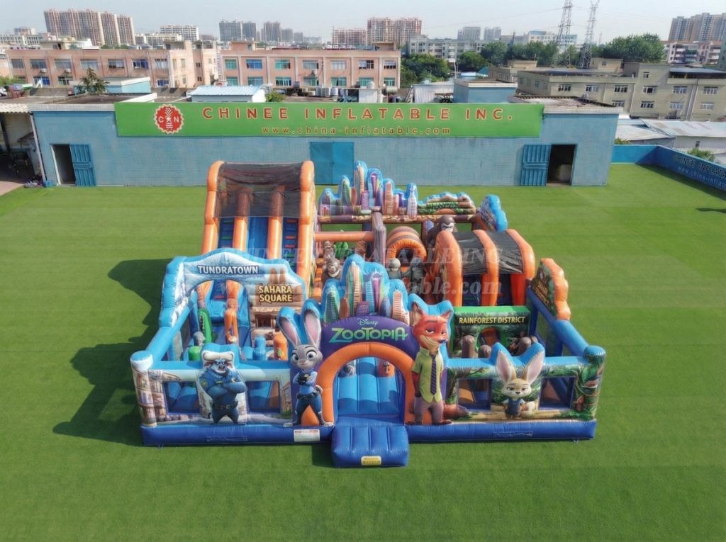 T6-7243 Zootopia Theme Inflatable Amusement
