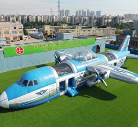 T7-4500 Airplane Theme Infltable Obstacle Courses