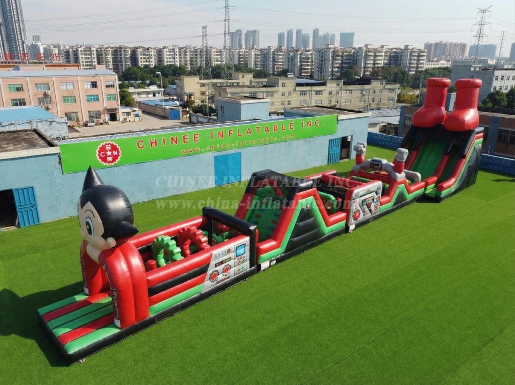 T7-4506 Astro Boy Theme Infltable Obstacle Courses