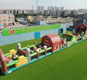 T7-4546 Farm Theme Infltable Obstacle Courses